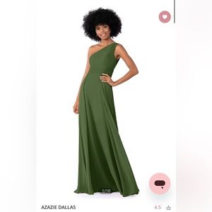 Azazie Olive Bridesmaid Dress